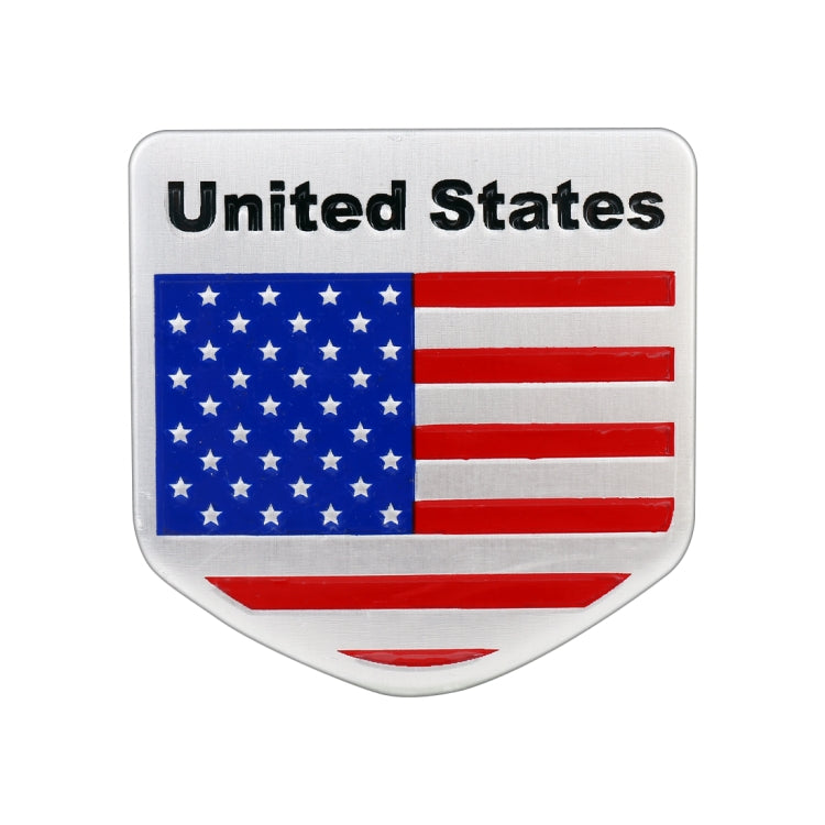 Car-Styling Semicircle Shape USA Flag Pattern Random Decorative Sticker by buy2fix