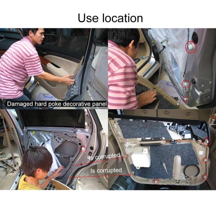 100 PCS Universal Car Door Panel Clips by buy2fix