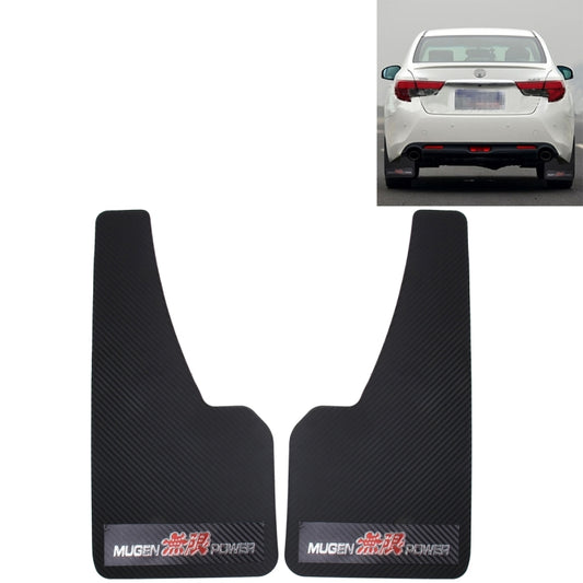 A Pair 3D Carbon Universal Racing Mudflaps Mud Guard Mudguards Fender - Mudguards by buy2fix | Online Shopping UK | buy2fix