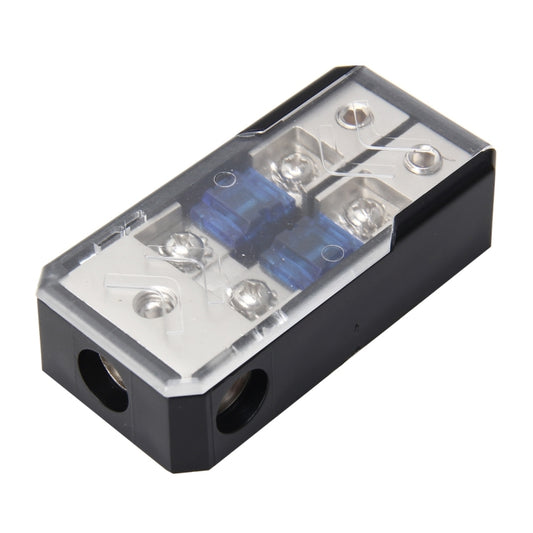 Car Stereo Car Audio Fuse Holder Insurance 60A Car Audio Fuse Holder 1 in 2 Ways Car Auto Fuse Holder Blade Fuse Holder for Car Audio - Fuse by buy2fix | Online Shopping UK | buy2fix