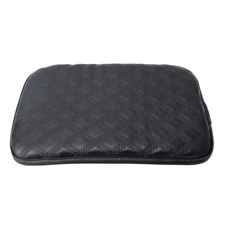 Universal Comfortable Automotive Armrest Mats Car Armrests Cover Vehicle Center Console Arm Rest Seat Box Soft Mats Cushion, Size: 29.5*21cm(Black) by buy2fix