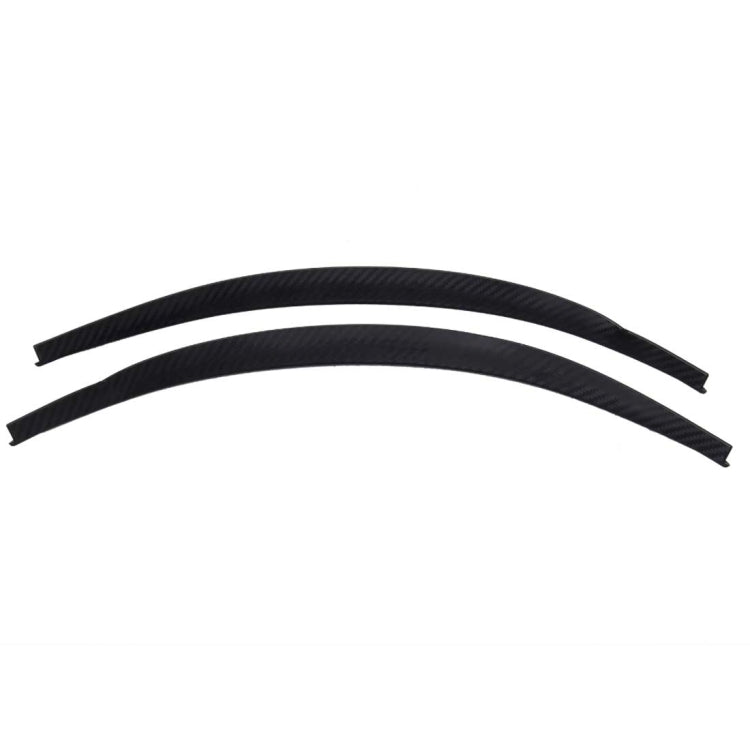 2 PCS 45cm Car Stickers Rubber Large Round Arc Strips Universal Fender Flares Wheel Eyebrow Decal Sticker Eyebrow Car-covers Black Striped Round Arc Strips by buy2fix