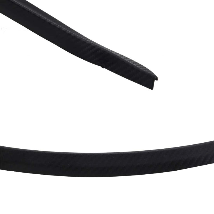 2 PCS 45cm Car Stickers Rubber Large Round Arc Strips Universal Fender Flares Wheel Eyebrow Decal Sticker Eyebrow Car-covers Black Striped Round Arc Strips by buy2fix