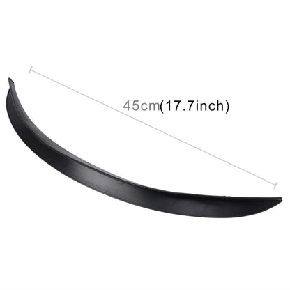 2 PCS 45cm Car Stickers Rubber Large Round Arc Strips Universal Fender Flares Wheel Eyebrow Decal Sticker Eyebrow Car-covers Black Striped Round Arc Strips by buy2fix
