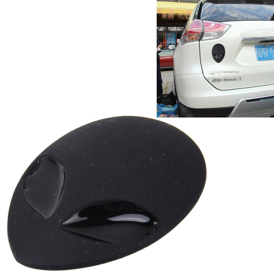 Autocollant automatique en forme de tête de magicien, autocollants de voiture de mode en métal 3D (noir)