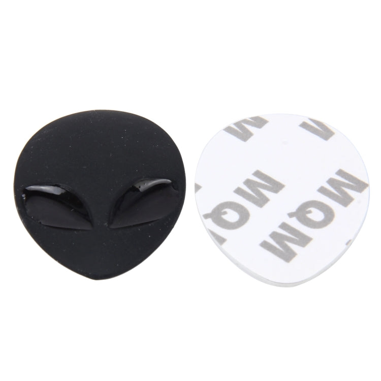 Wizard Head Shape Auto Sticker 3D Metal Fashion Car Stickers(Black) by buy2fix