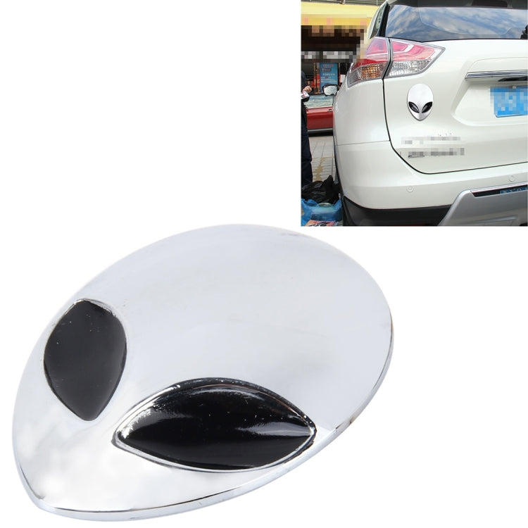 Wizard Head Shape Auto Sticker 3D Metal Fashion Car Stickers(Silver) by buy2fix