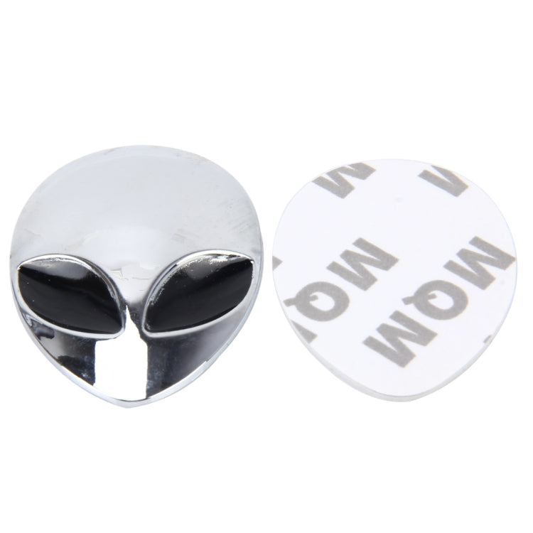 Wizard Head Shape Auto Sticker 3D Metal Fashion Car Stickers(Silver) by buy2fix