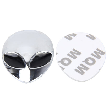 Wizard Head Shape Auto Sticker 3D Metal Fashion Car Stickers(Silver) by buy2fix