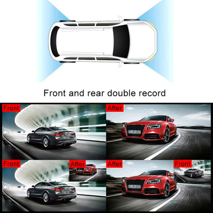 X96 4 inch 2.5D Full HD 1080P Multi-functional Smart Car Dual Lens Video Record Camera Support TF Card / Motion Detection by buy2fix