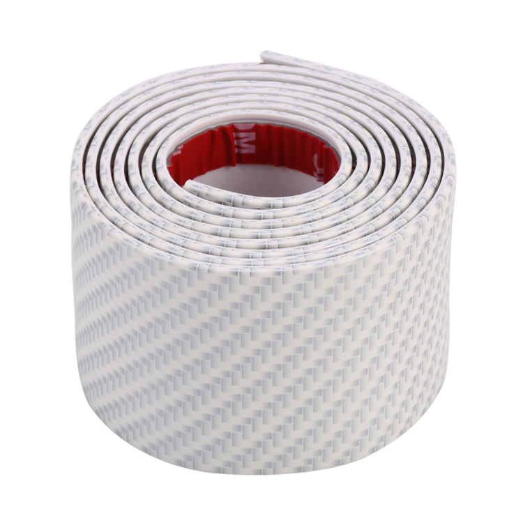 Universal Car Door Threshold Decoration Strip Decorative Sticker, Size : 5CM x 3M(White) by buy2fix