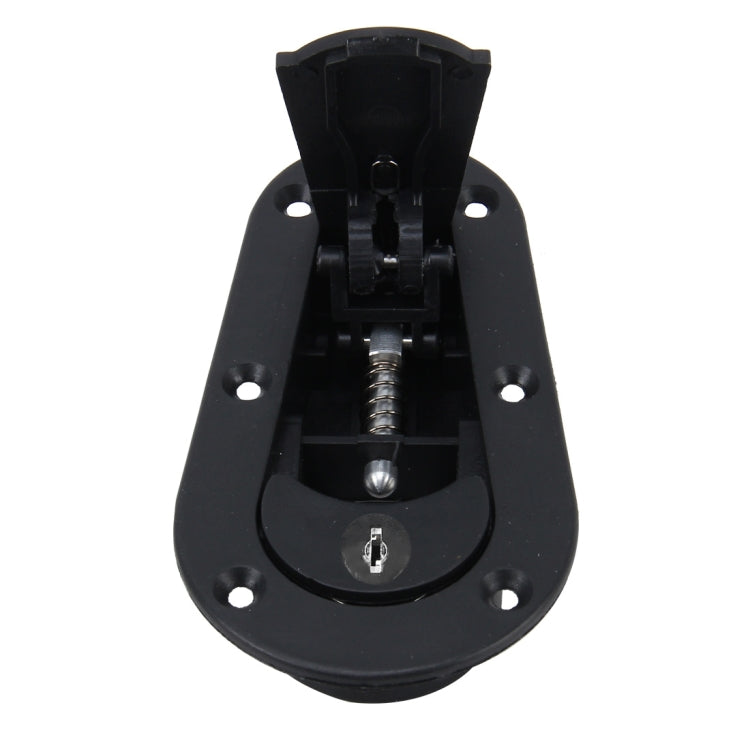 A Pair Car Modified Hood Lock General Racing Car Cover Lock with Keys(Black) - Locks & Hasps by buy2fix | Online Shopping UK | buy2fix