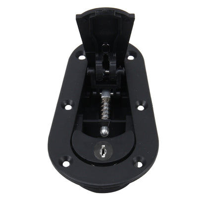 A Pair Car Modified Hood Lock General Racing Car Cover Lock with Keys(Black) - Locks & Hasps by buy2fix | Online Shopping UK | buy2fix