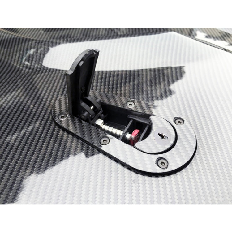 A Pair Car Modified Hood Lock General Racing Car Cover Lock with Keys(Black) - Locks & Hasps by buy2fix | Online Shopping UK | buy2fix