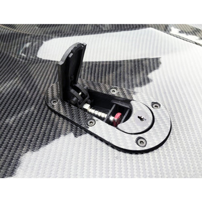 A Pair Car Modified Hood Lock General Racing Car Cover Lock with Keys(Black) - Locks & Hasps by buy2fix | Online Shopping UK | buy2fix