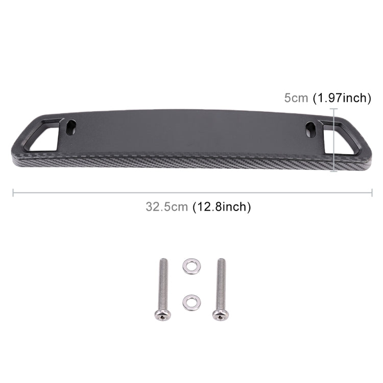 Universal Car License Holder Number Plate Frame Carbon Fiber License Plate Holder by buy2fix