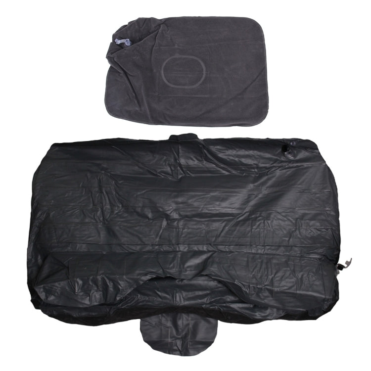 Car Travel Inflatable Mattress Air Bed Camping Universal SUV Back Seat Couch With Protection Air Cushion(Black) by buy2fix