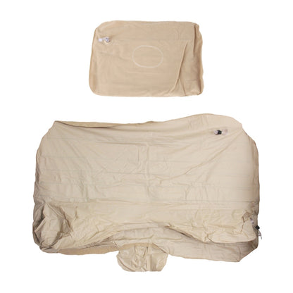 Car Travel Inflatable Mattress Air Bed Camping Universal SUV Back Seat Couch With Protection Air Cushion(Khaki) by buy2fix