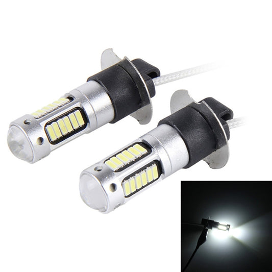 2 PCS H3 5W 30 SMD-4014 LEDs Car Fog Light, DC 12V(White Light) - Fog / Driving Lights by buy2fix | Online Shopping UK | buy2fix