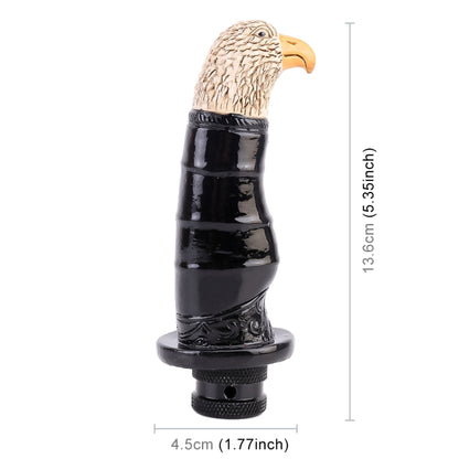 Universal Car Eagle Shape Metal Gear Shift Knob Modified Car Auto Transmission Shift Lever Knob(Black) by buy2fix