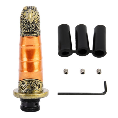 Universal Car Eagle Shape Metal Gear Shift Knob Modified Car Auto Transmission Shift Lever Knob(Gold) by buy2fix