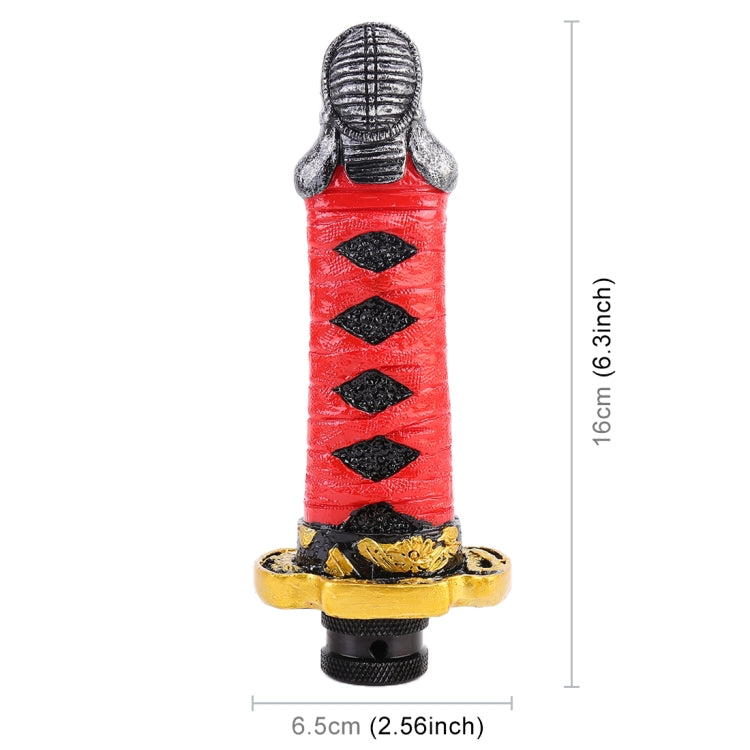 Universal Car Mask Leader Shape Metal Gear Shift Knob Modified Car Auto Transmission Shift Lever Knob by buy2fix