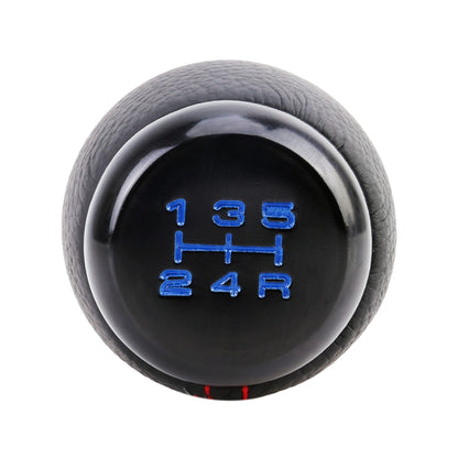 Universal Car Leather Metal Gear Shift Knob Modified Car Auto Transmission Shift Lever Knob by buy2fix