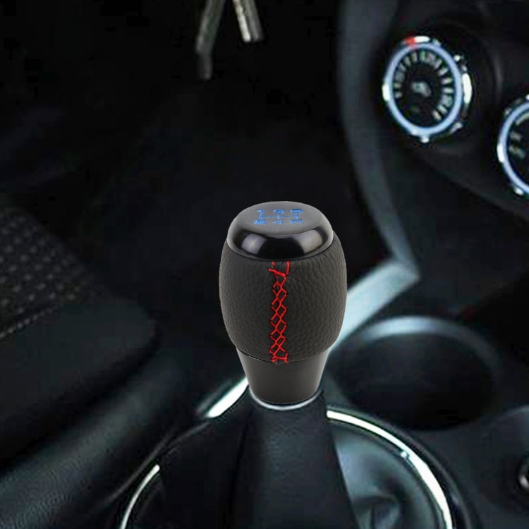 Universal Car Leather Metal Gear Shift Knob Modified Car Auto Transmission Shift Lever Knob by buy2fix