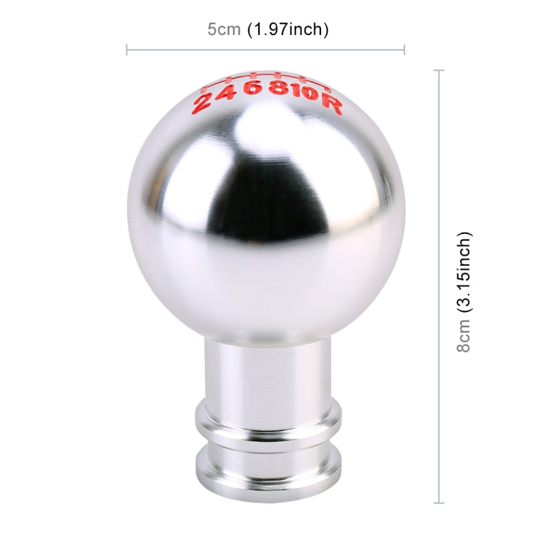 Universal Car Metal 5-Speed Gear Shift Knob Modified Car Auto Transmission Shift Lever Knob by buy2fix