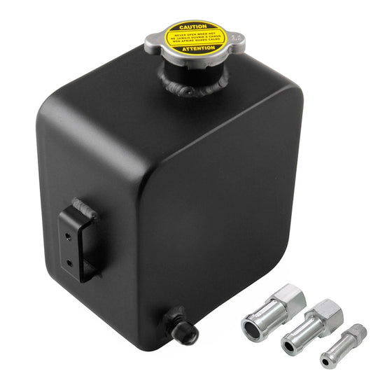 Réservoir d'eau en alliage d'aluminium modifié pour voiture (noir)