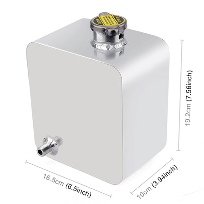 Car Modified Aluminum Alloy Vice Water Tank(Silver) - Others by buy2fix | Online Shopping UK | buy2fix