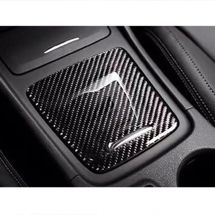 Car Carbon Fiber Storage Box Panel Decorative Sticker for Mercedes-Benz GLA 2015-2018 by buy2fix