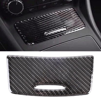 Car Carbon Fiber Ashtray Panel Decorative Sticker for Mercedes-Benz GLA 2015-2018 by buy2fix