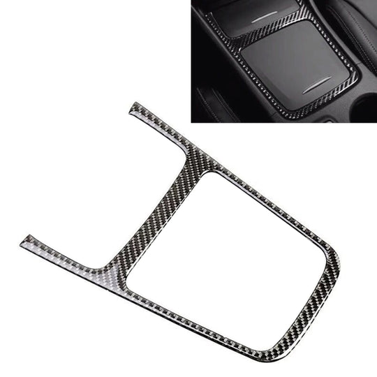 Autocollant décoratif de cadre de panneau de commande Central de voiture en Fiber de carbone pour Mercedes-Benz GLA