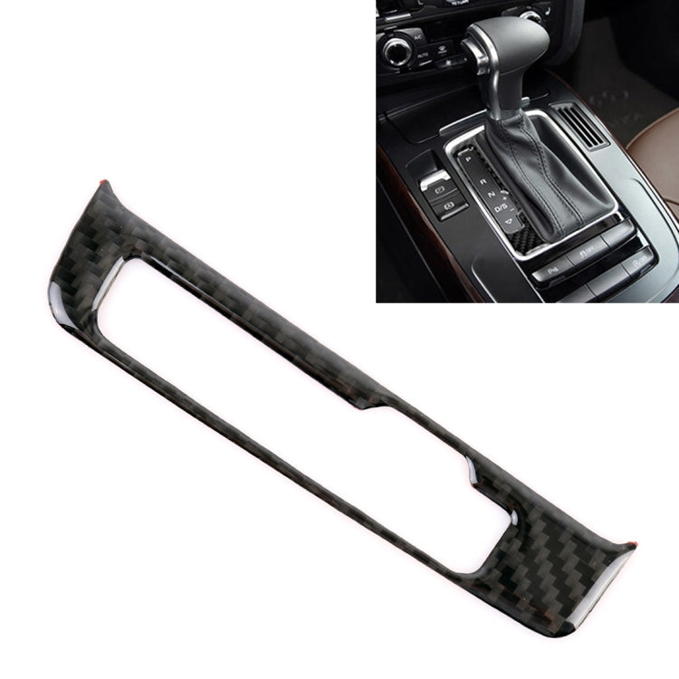 Car Carbon Fiber Gear Panel Decorative Sticker for Audi A4L / A5 / Q5 2009-2016 by buy2fix