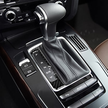 Car Carbon Fiber Gear Panel Decorative Sticker for Audi A4L / A5 / Q5 2009-2016 by buy2fix