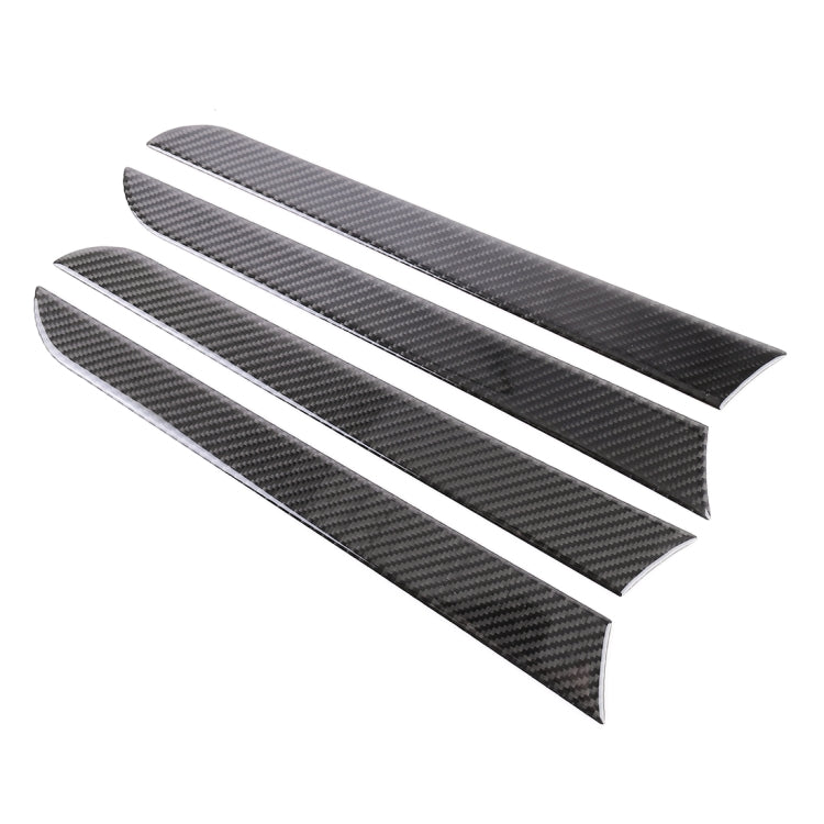 4 PCS Car Carbon Fiber Inner Door Panel Decorative Sticker for Audi A4L / A5 / Q5 2009-2016 - Car Interior Mouldings by buy2fix | Online Shopping UK | buy2fix