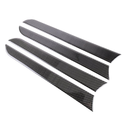 4 PCS Car Carbon Fiber Inner Door Panel Decorative Sticker for Audi A4L / A5 / Q5 2009-2016 - Car Interior Mouldings by buy2fix | Online Shopping UK | buy2fix
