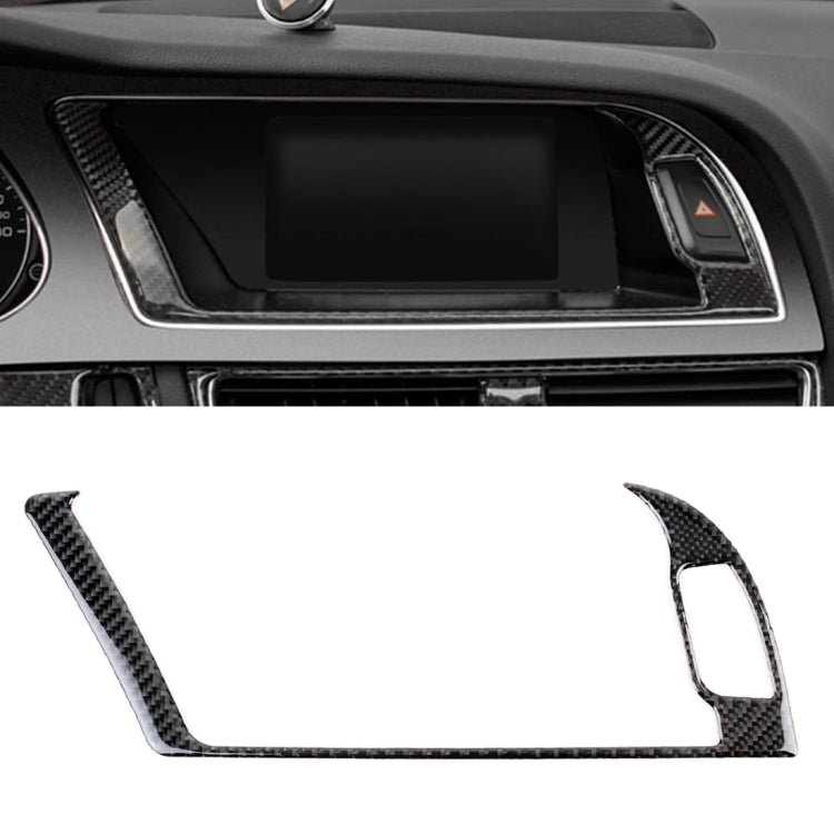 Car Carbon Fiber Navigation Outer Frame Decorative Sticker for Audi A4L / A5 / Q5 2009-2016 by buy2fix