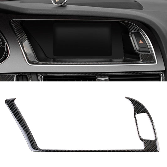 Car Carbon Fiber Navigation Outer Frame Decorative Sticker for Audi A4L / A5 / Q5 2009-2016 by buy2fix