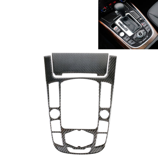 Autocollant décoratif de panneau d'engrenage de voiture en Fiber de carbone, 2 pièces, pour Audi A4L / A5 / Q5