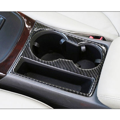 Car Carbon Fiber Water Cup Holder Decorative Sticker for Audi A4L / A5 / Q5 2009-2016 - Car Interior Mouldings by buy2fix | Online Shopping UK | buy2fix