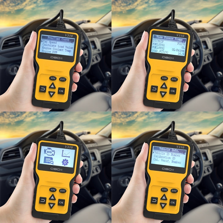 V310 Car Handheld V1.1 OBD2 Fault Detector OBD2 Diagnostic Tool - Code Readers & Scan Tools by buy2fix | Online Shopping UK | buy2fix