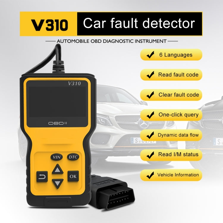 V310 Car Handheld V1.1 OBD2 Fault Detector OBD2 Diagnostic Tool - Code Readers & Scan Tools by buy2fix | Online Shopping UK | buy2fix