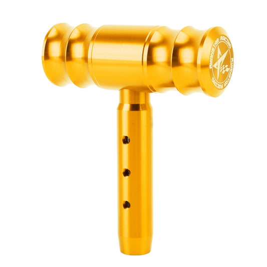 Universal Car Thread T-shaped Gear Head Gear Shift Knob(Gold) by buy2fix