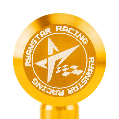 Universal Car Thread T-shaped Gear Head Gear Shift Knob(Gold) by buy2fix