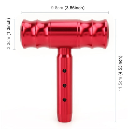 Universal Car Thread T-shaped Gear Head Gear Shift Knob(Red) by buy2fix