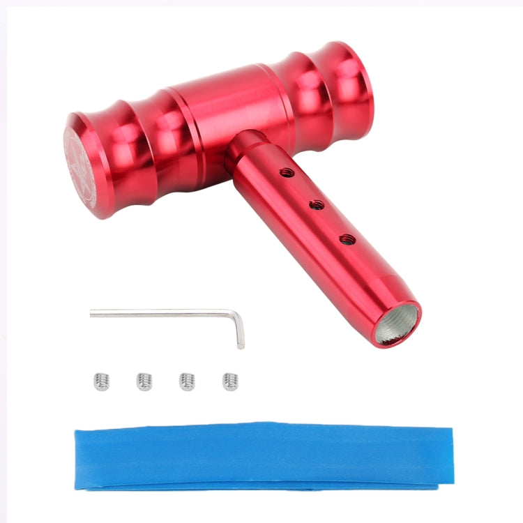 Universal Car Thread T-shaped Gear Head Gear Shift Knob(Red) by buy2fix