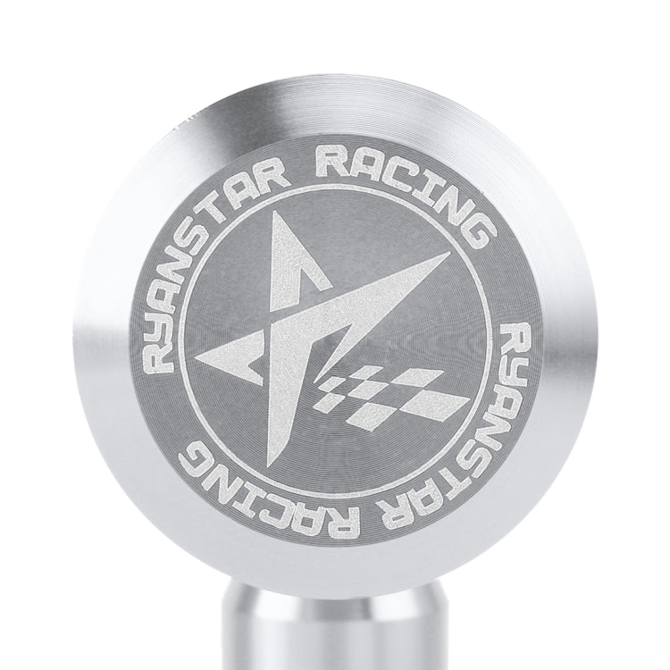 Universal Car Thread T-shaped Gear Head Gear Shift Knob(Silver) by buy2fix