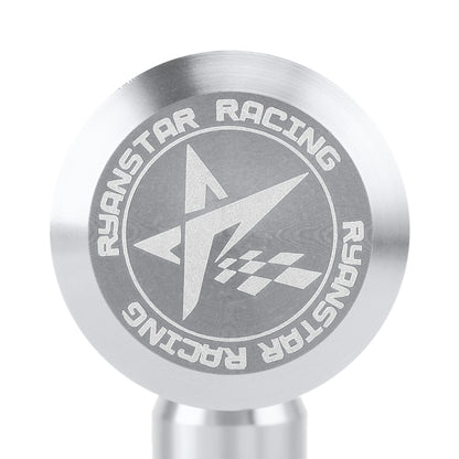 Universal Car Thread T-shaped Gear Head Gear Shift Knob(Silver) by buy2fix